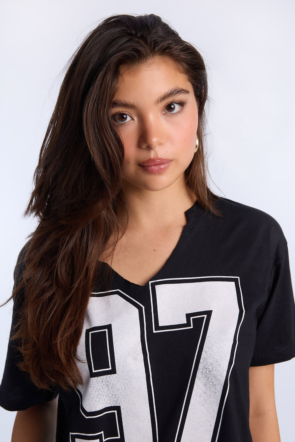 AERO Notch Neck Graphic Oversized Tee AERO Notch Neck Graphic Oversized Tee