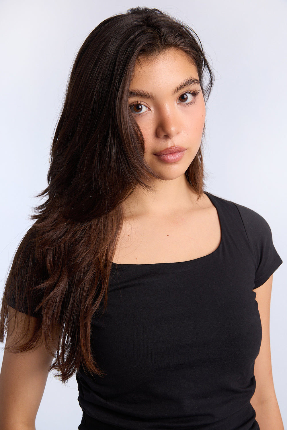 AERO Square Neck Ruched Top AERO Square Neck Ruched Top