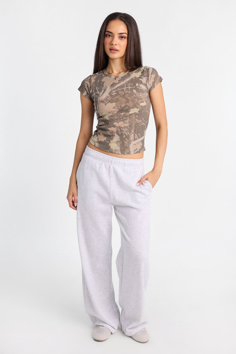 T-shirt court à manches courtes en tricot gaufré AERO T-shirt court à manches courtes en tricot gaufré AERO