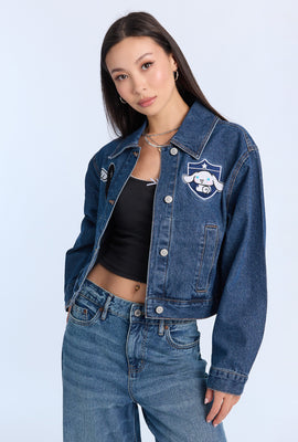 Cinnamoroll Embroidered Denim Jacket