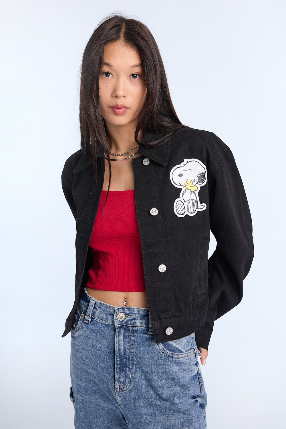Peanuts Snoopy Denim Jacket Peanuts Snoopy Denim Jacket