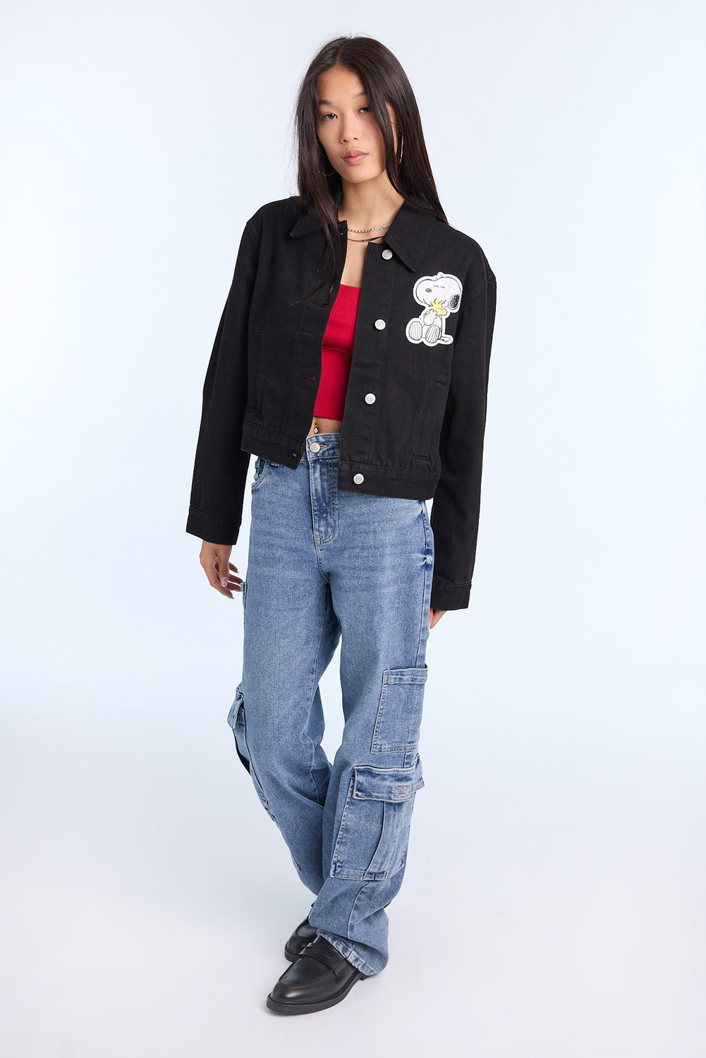 Peanuts Snoopy Denim Jacket Peanuts Snoopy Denim Jacket