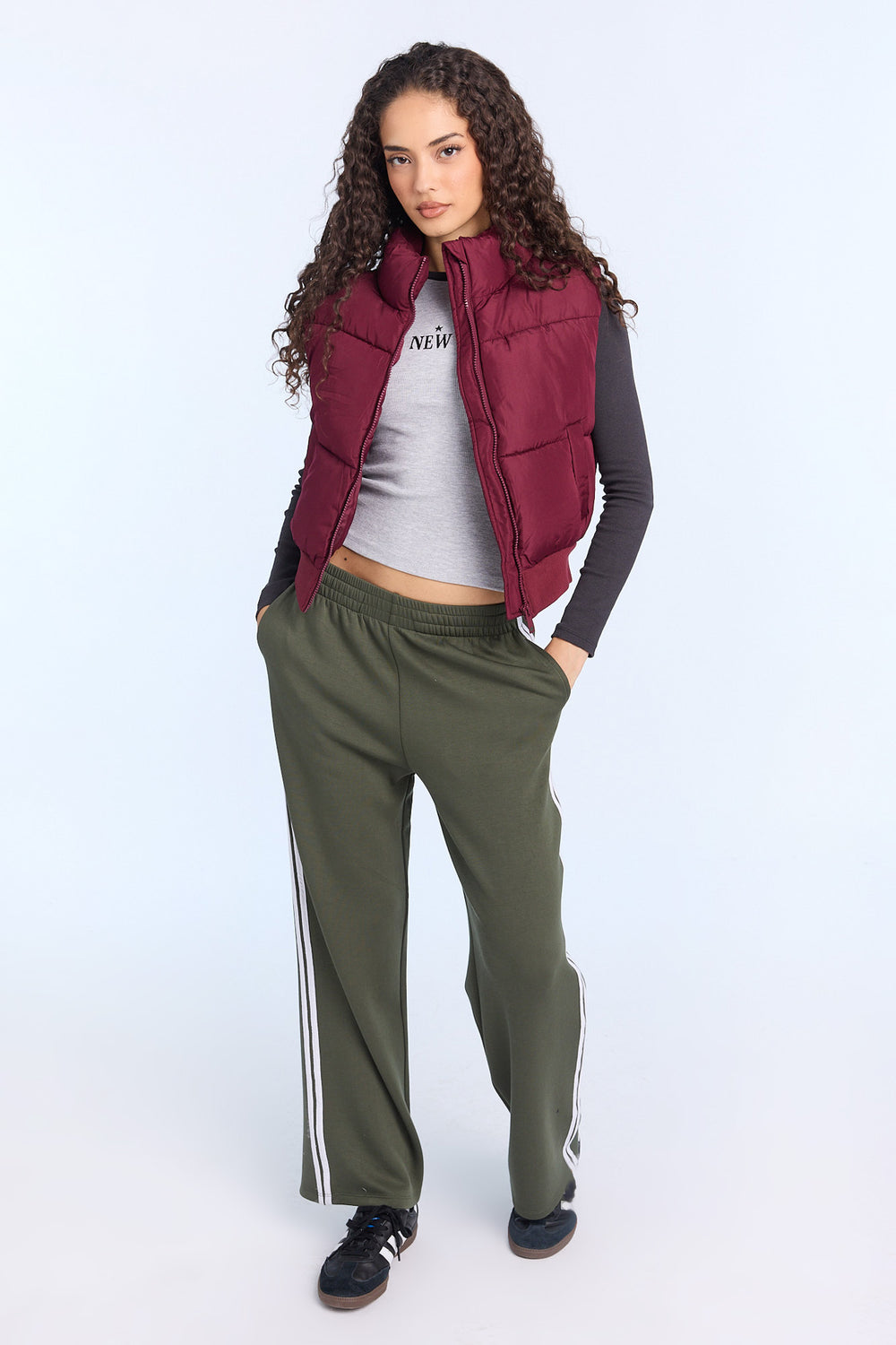 Cropped Puffer Vest Cropped Puffer Vest