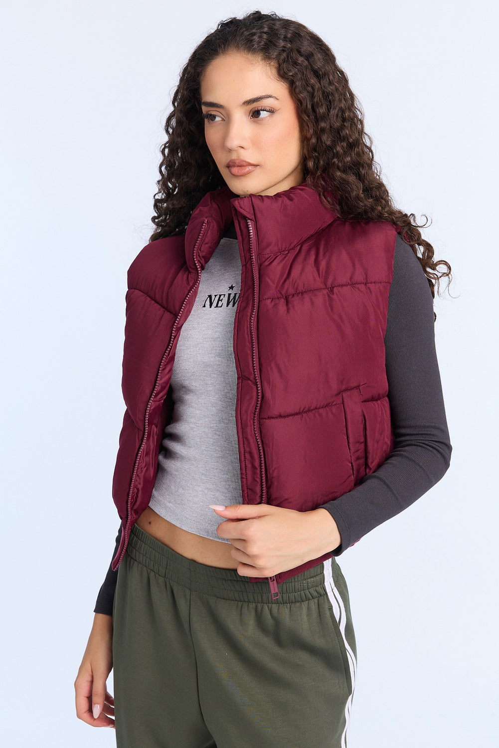 Gilet matelassée court Gilet matelassée court