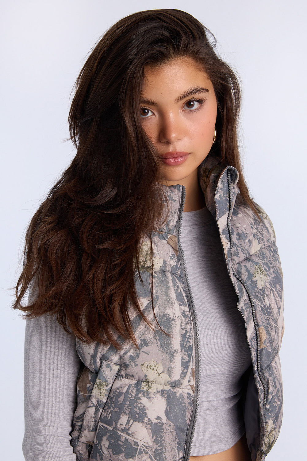 Cropped Puffer Vest Cropped Puffer Vest