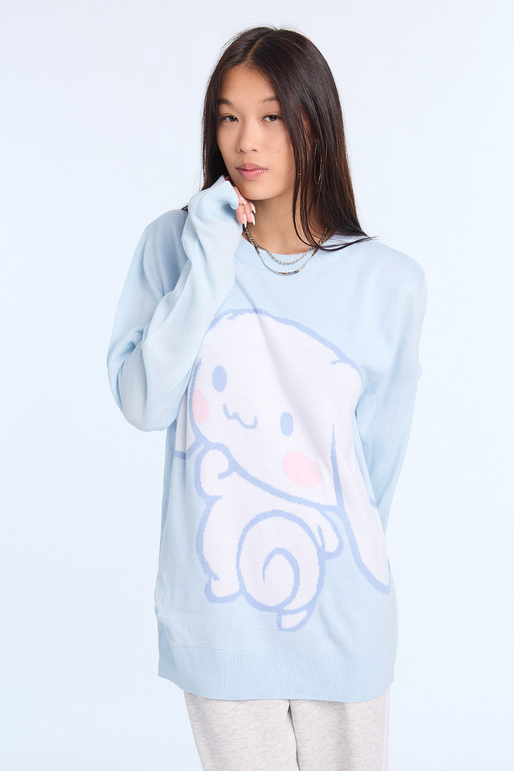 Chandail ras du cou Cinnamoroll Chandail ras du cou Cinnamoroll