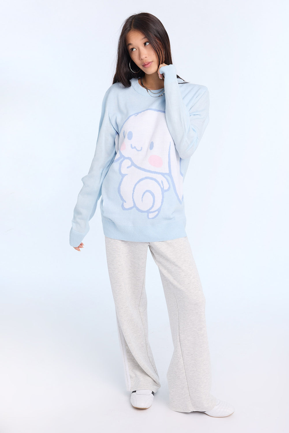 Chandail ras du cou Cinnamoroll Chandail ras du cou Cinnamoroll