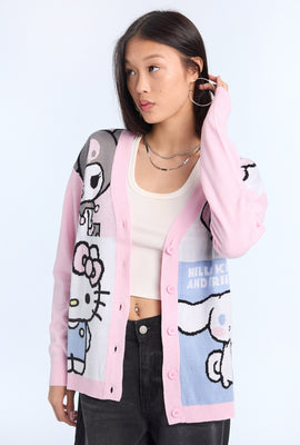 Cardigan à boutons Hello Kitty And Friends