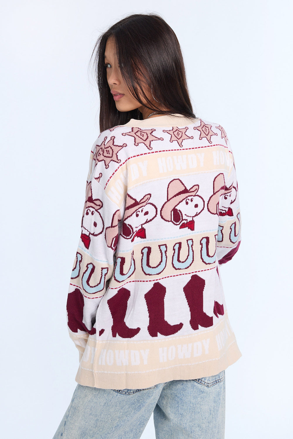 Cardigan à boutons Peanuts Snoopy Cardigan à boutons Peanuts Snoopy