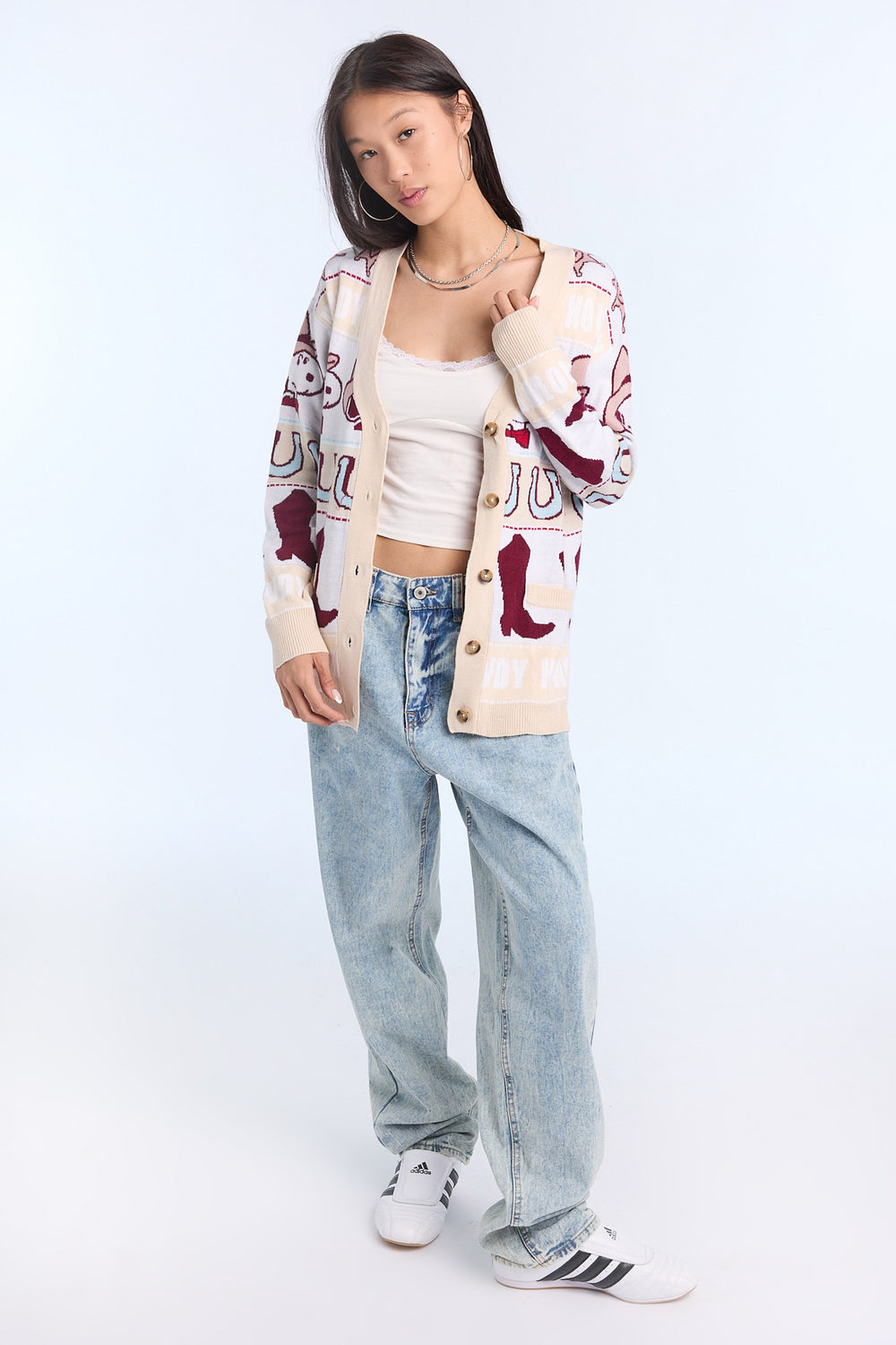 Peanuts Snoopy Western Cardigan Peanuts Snoopy Western Cardigan
