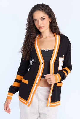 Cardigan à boutons Hello Kitty d'Halloween
