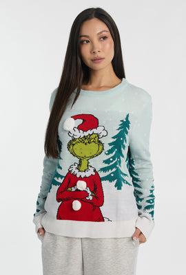 Chandail ras du cou imprimé The Grinch And Max