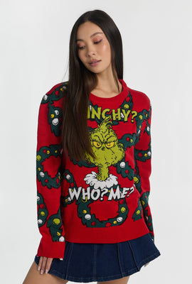 Chandail ras du cou imprimé grinchy The Grinch