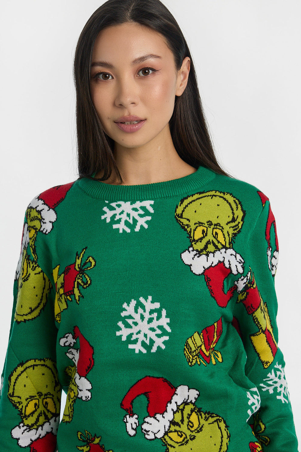 Chandail ras du cou imprimé The Grinch Chandail ras du cou imprimé The Grinch