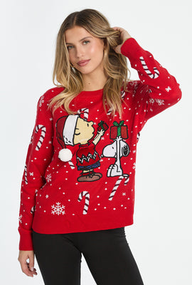 Peanuts Snoopy Graphic Crewneck Sweater