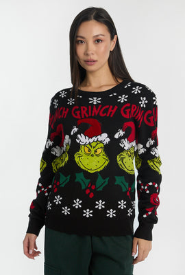 Chandail ras du cou imprimé The Grinch