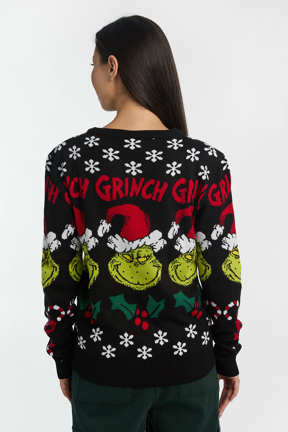 Chandail ras du cou imprimé The Grinch Chandail ras du cou imprimé The Grinch