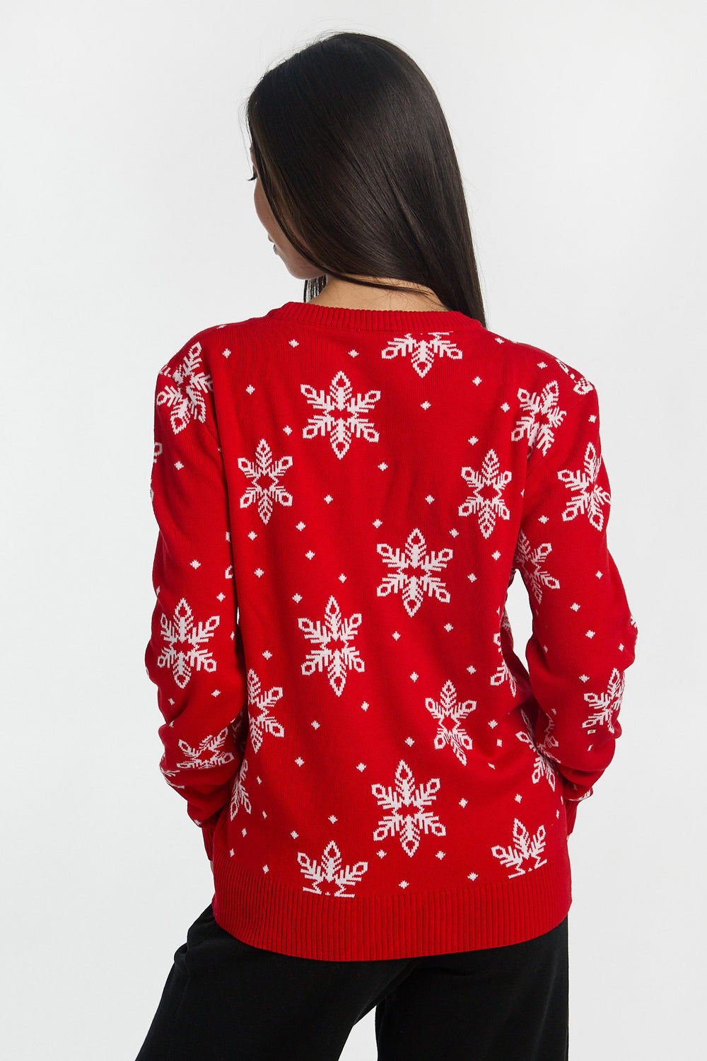 The Grinch Snowflakes Graphic Crewneck Sweater The Grinch Snowflakes Graphic Crewneck Sweater