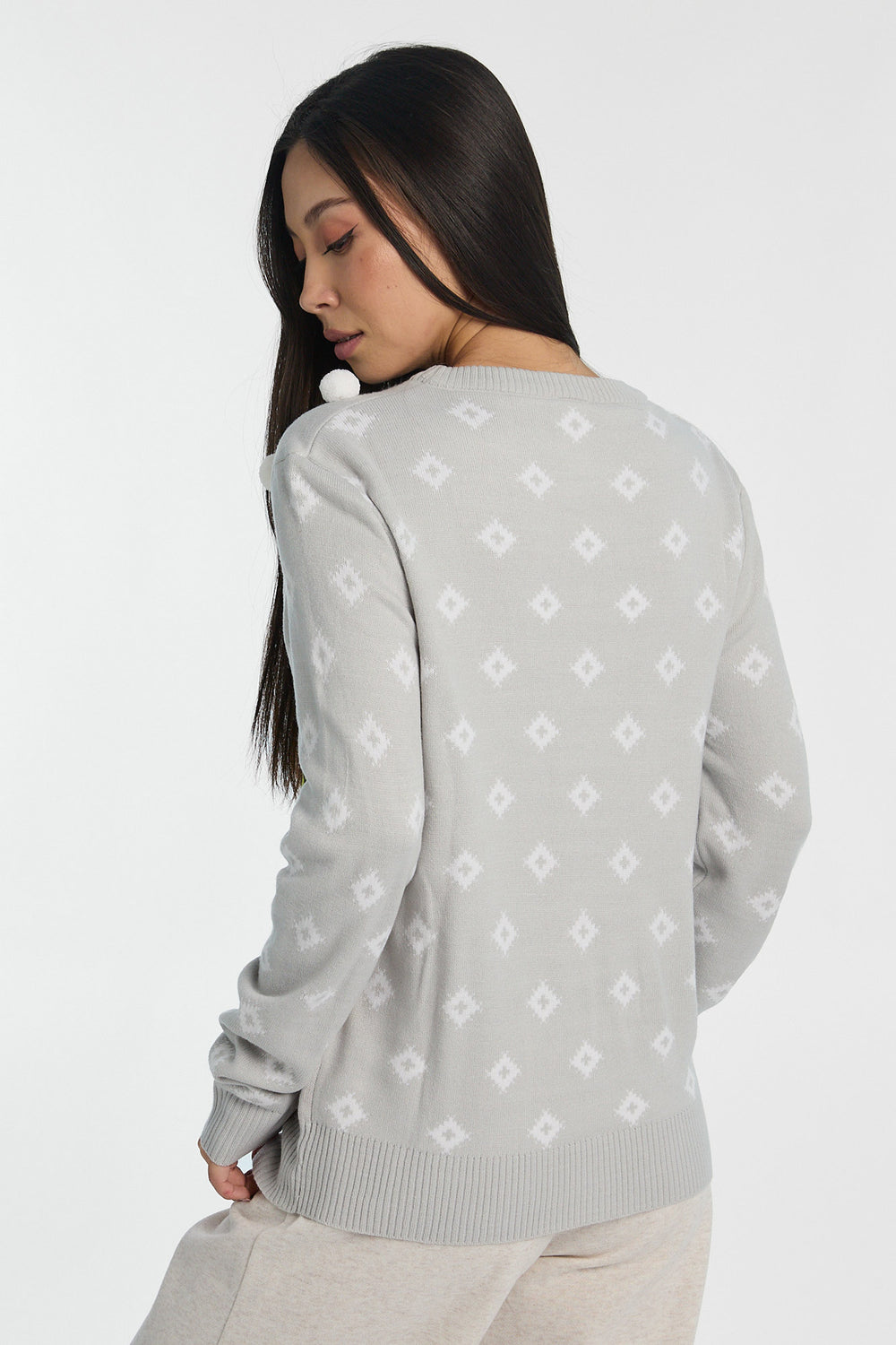 Chandail ras du cou imprimé The Grinch And Max Chandail ras du cou imprimé The Grinch And Max