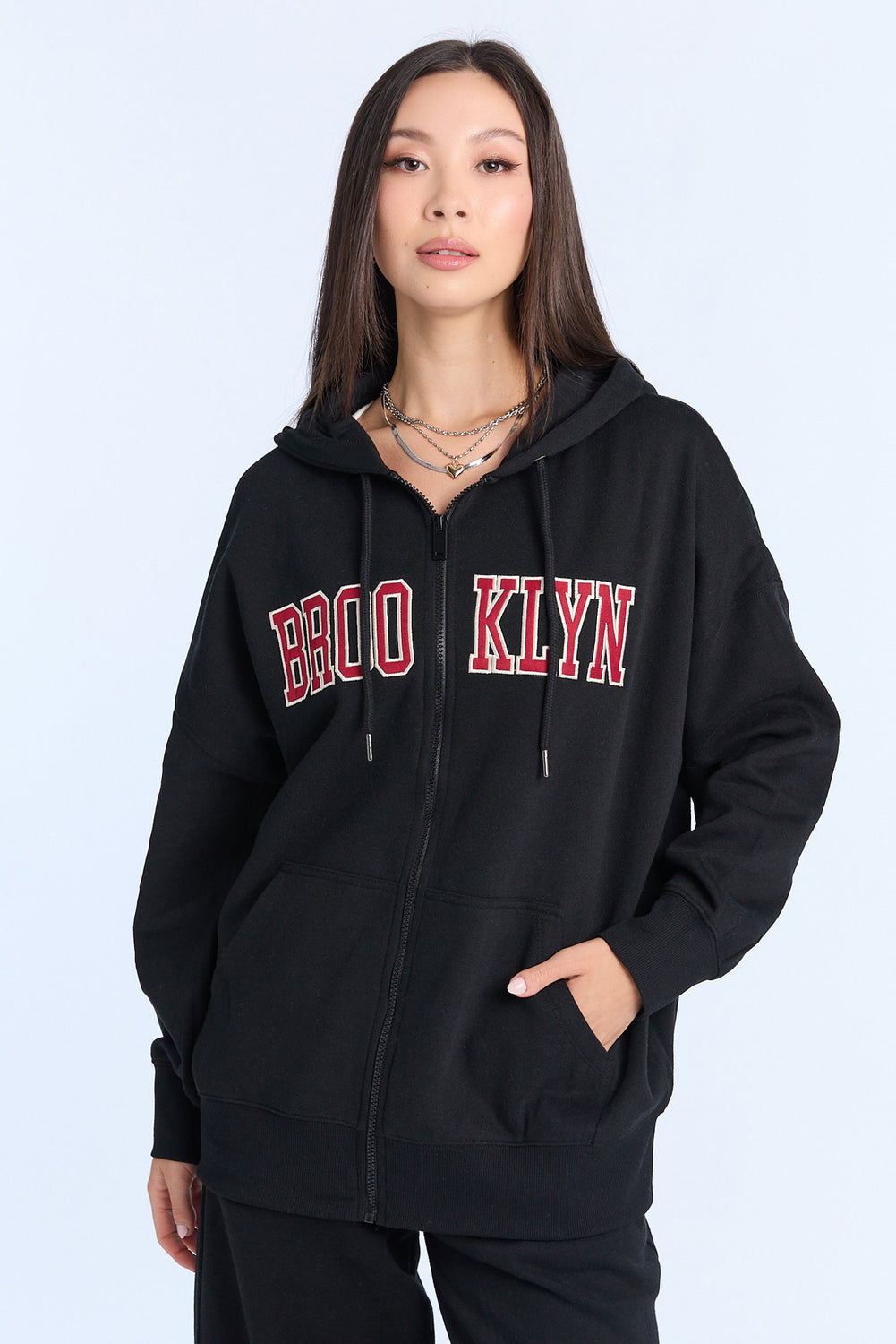 AERO Graphic Oversized Zip-Up Hoodie AERO Graphic Oversized Zip-Up Hoodie