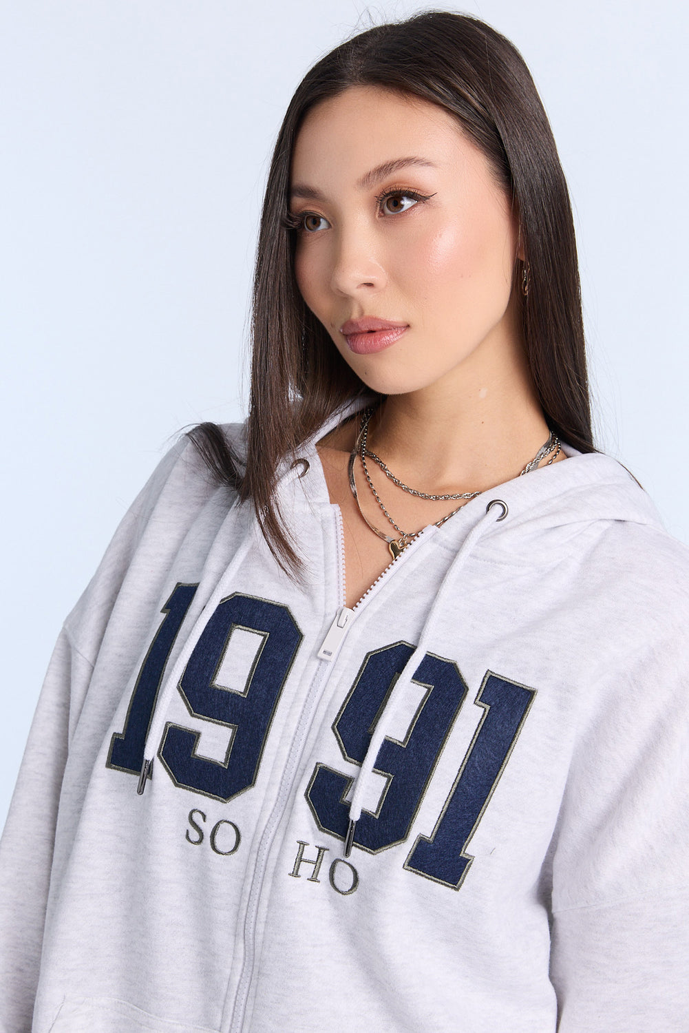 AERO Graphic Oversized Zip-Up Hoodie AERO Graphic Oversized Zip-Up Hoodie