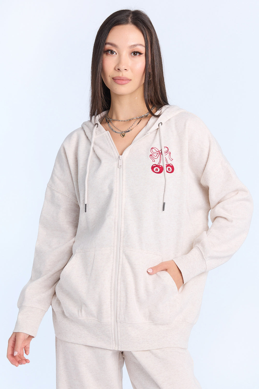 AERO Graphic Oversized Zip-Up Hoodie AERO Graphic Oversized Zip-Up Hoodie