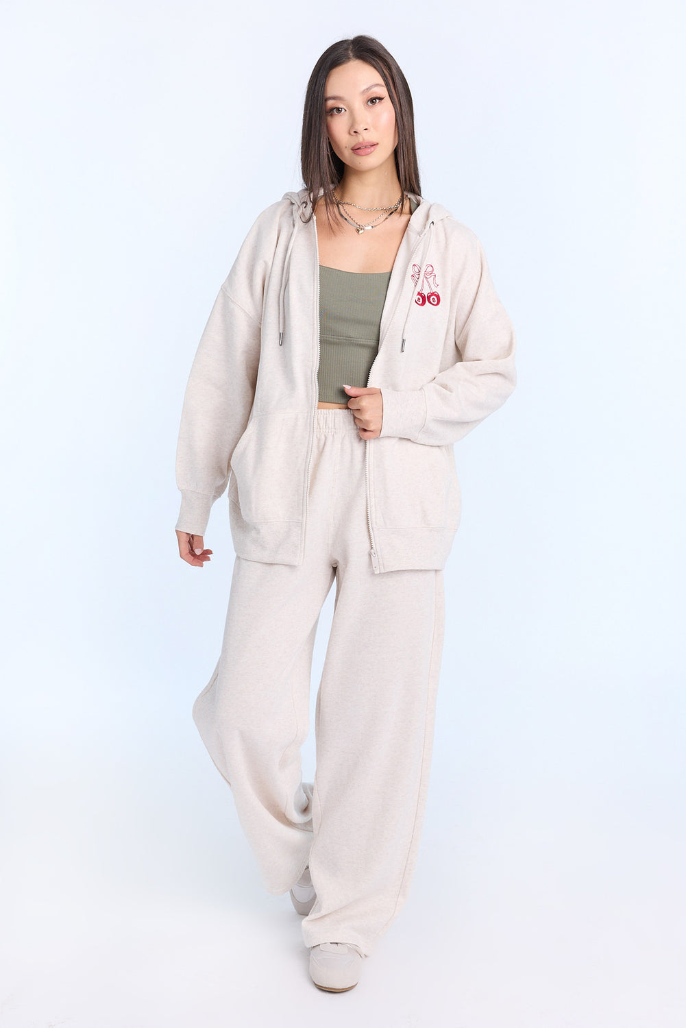 AERO Graphic Oversized Zip-Up Hoodie AERO Graphic Oversized Zip-Up Hoodie