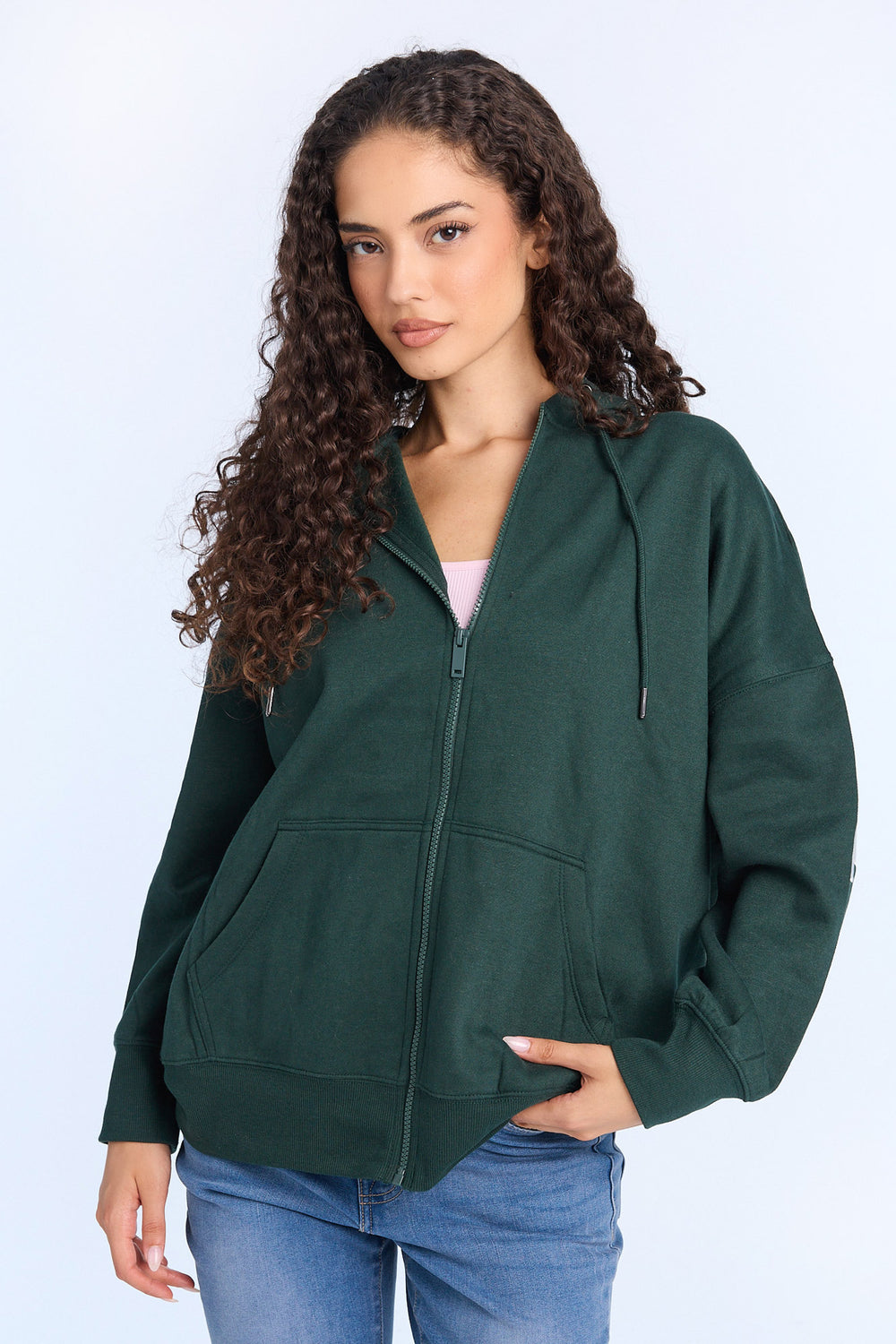 AERO Graphic Oversized Zip-Up Hoodie AERO Graphic Oversized Zip-Up Hoodie