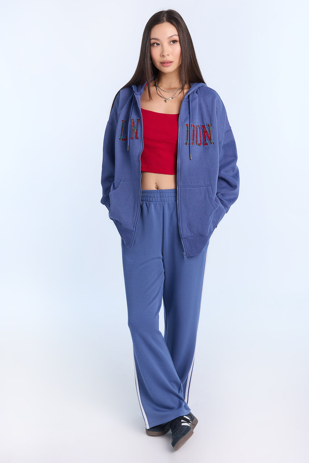 AERO Graphic Oversized Zip-Up Hoodie AERO Graphic Oversized Zip-Up Hoodie