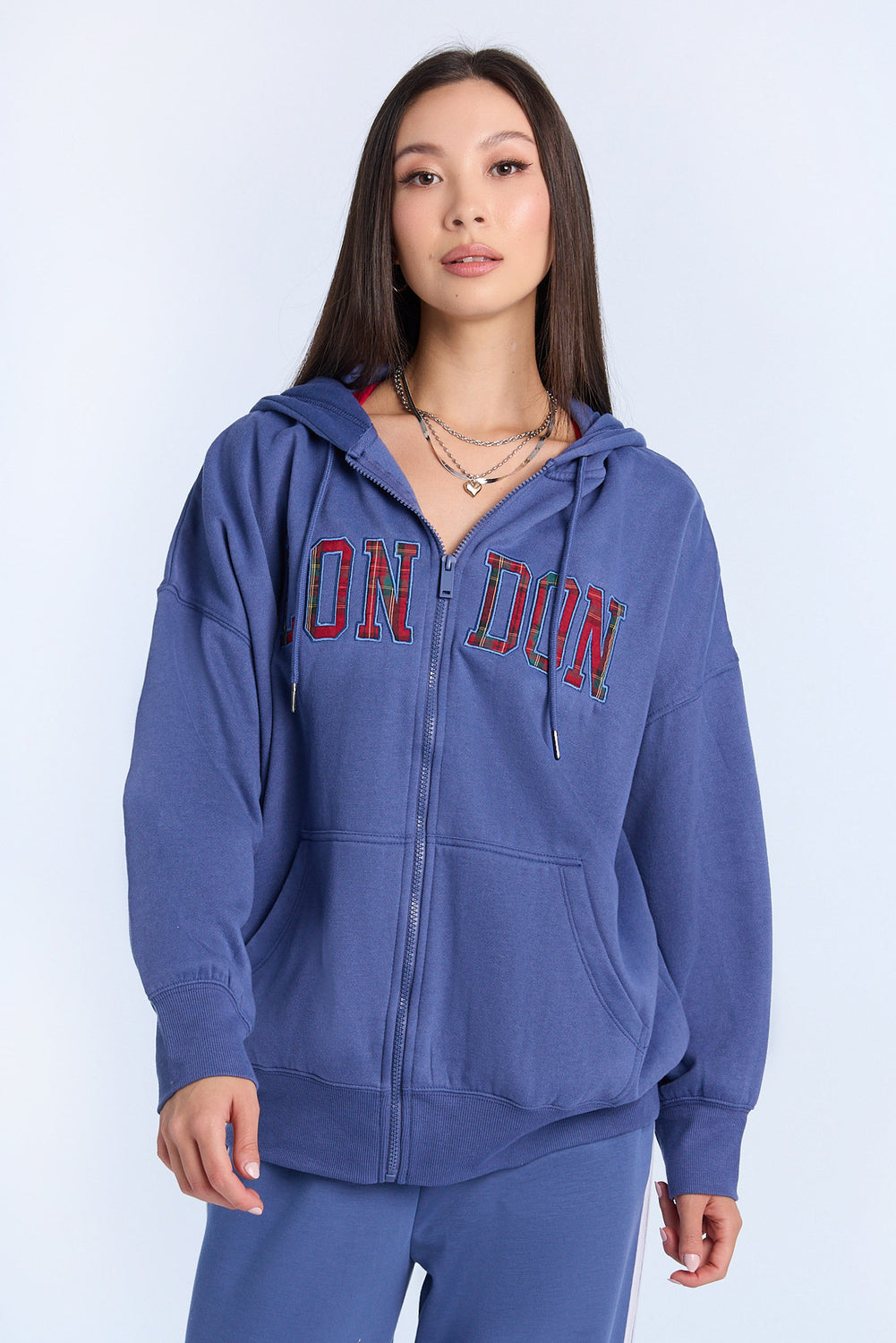 AERO Graphic Oversized Zip-Up Hoodie AERO Graphic Oversized Zip-Up Hoodie