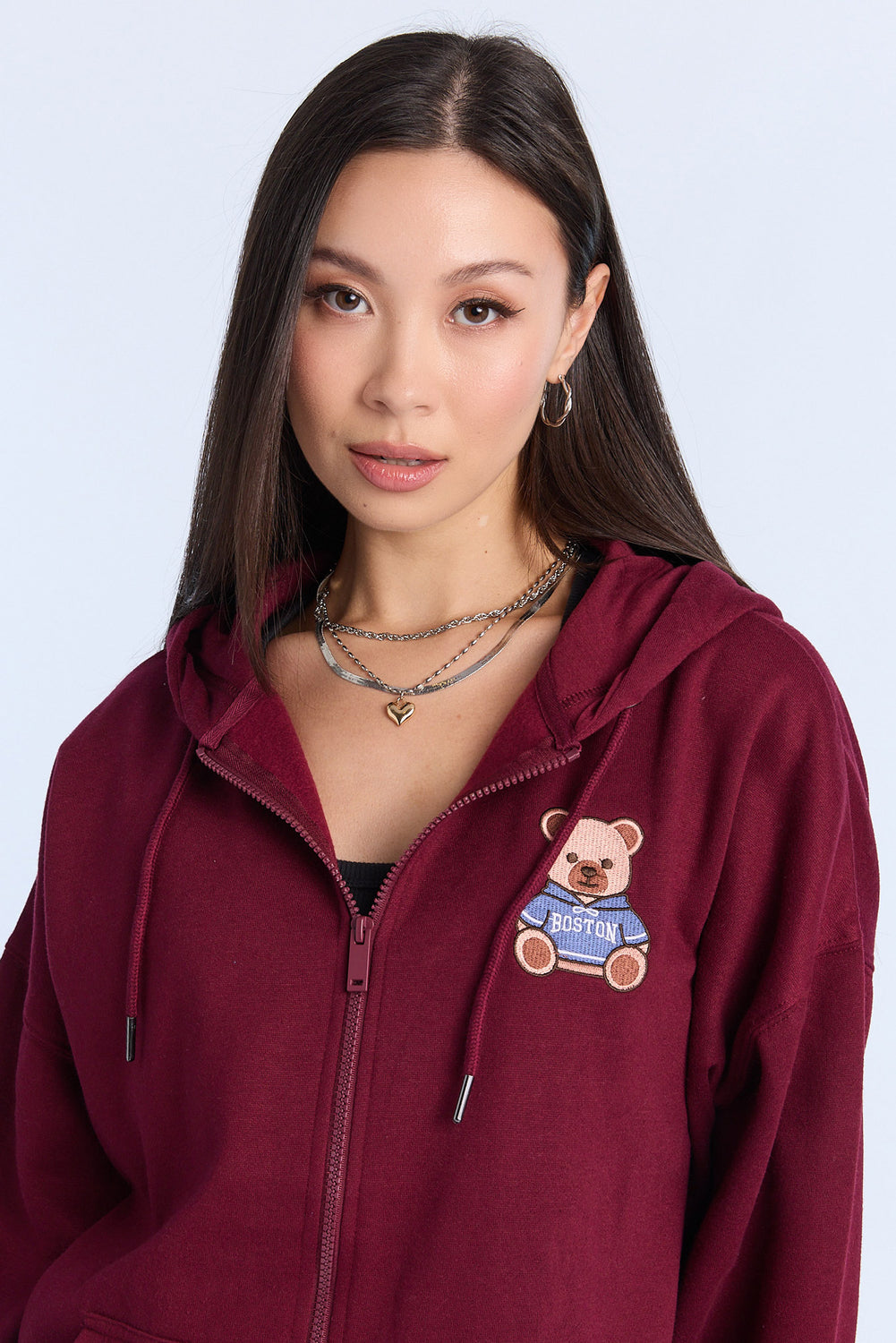 AERO Graphic Oversized Zip-Up Hoodie AERO Graphic Oversized Zip-Up Hoodie