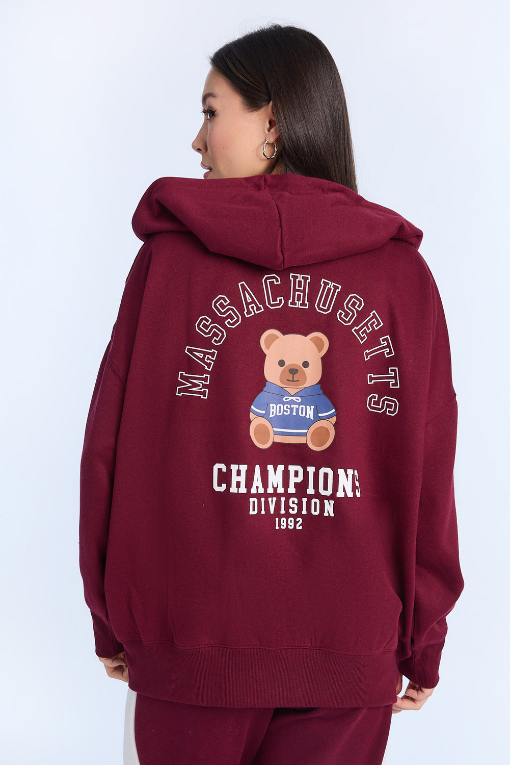AERO Graphic Oversized Zip-Up Hoodie AERO Graphic Oversized Zip-Up Hoodie