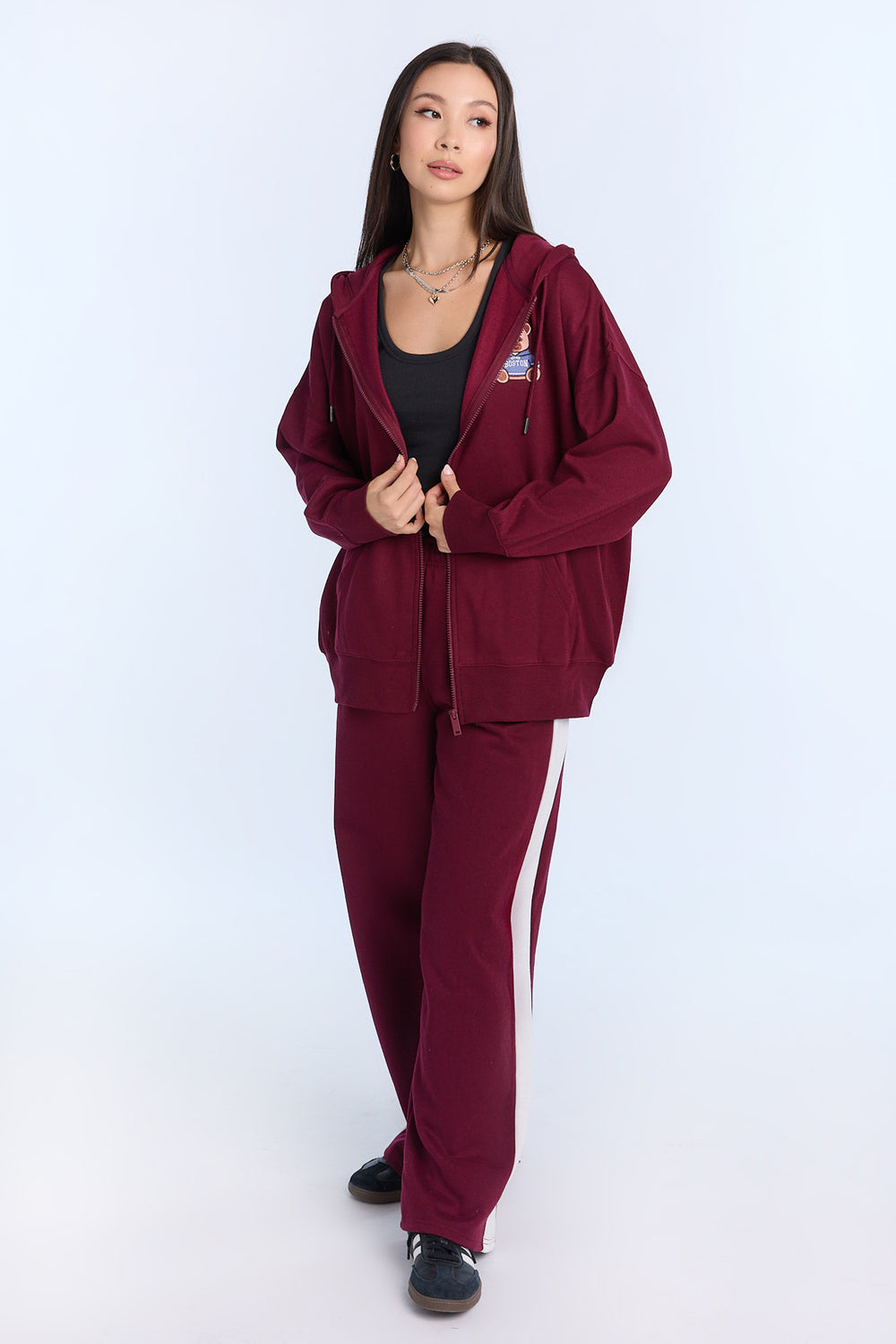 AERO Graphic Oversized Zip-Up Hoodie AERO Graphic Oversized Zip-Up Hoodie