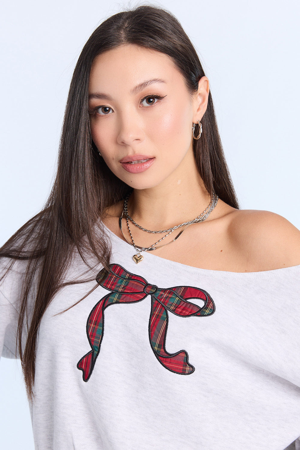 AERO Off-Shoulder Graphic Sweatshirt AERO Off-Shoulder Graphic Sweatshirt
