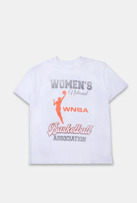 T-shirt coupe boyfriend imprimé WNBA