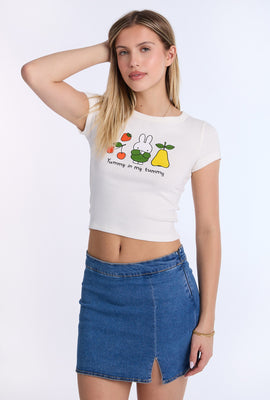 T-shirt coupe courte imprimé Miffy