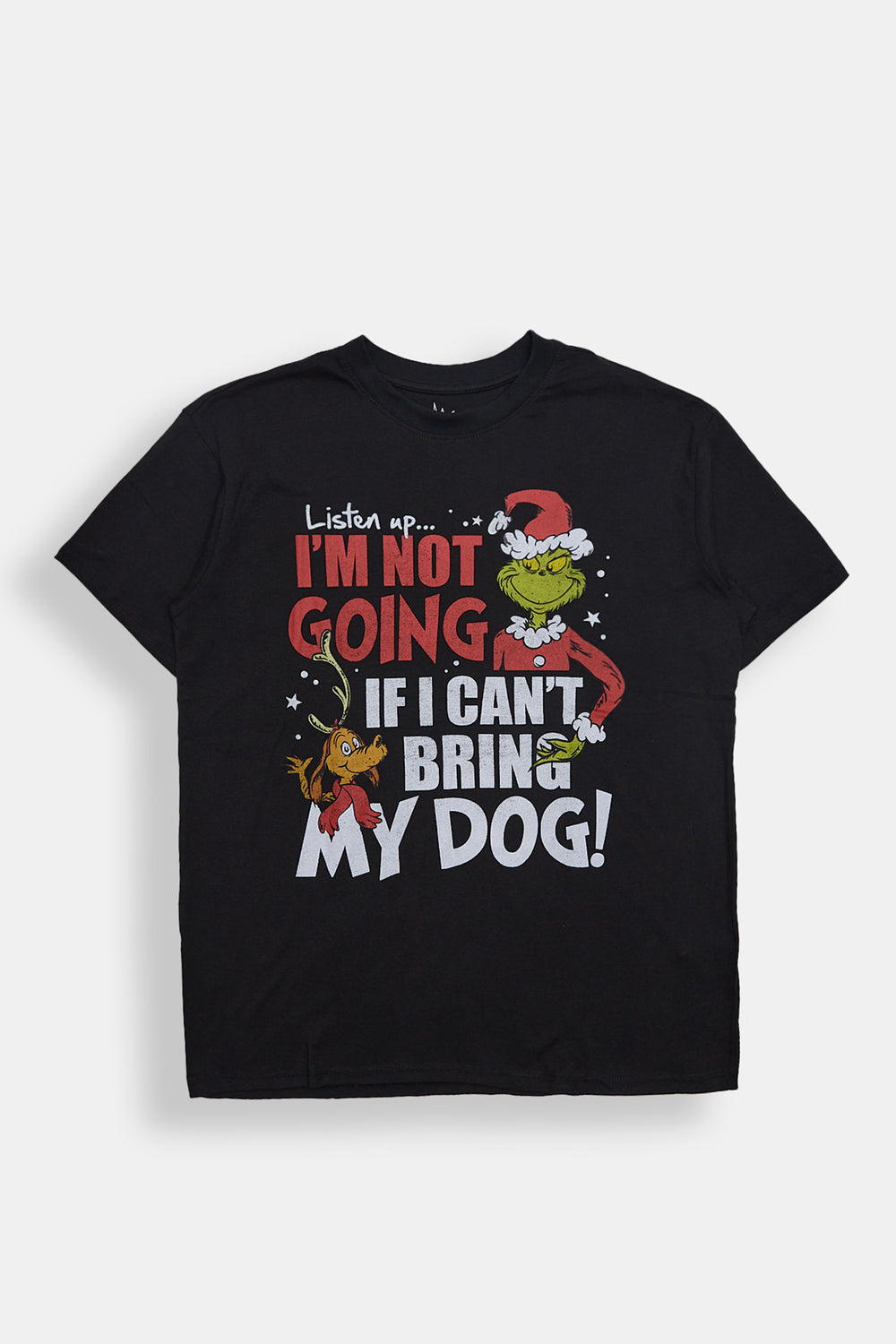 The Grinch Bring My Dog Graphic Boyfriend Tee The Grinch Bring My Dog Graphic Boyfriend Tee