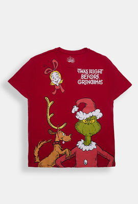 The Grinch Night Before Grinchmas Graphic Boyfriend Tee