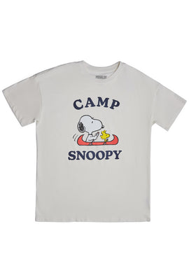 Camp Snoopy Relaxed Fit Graphic Tee