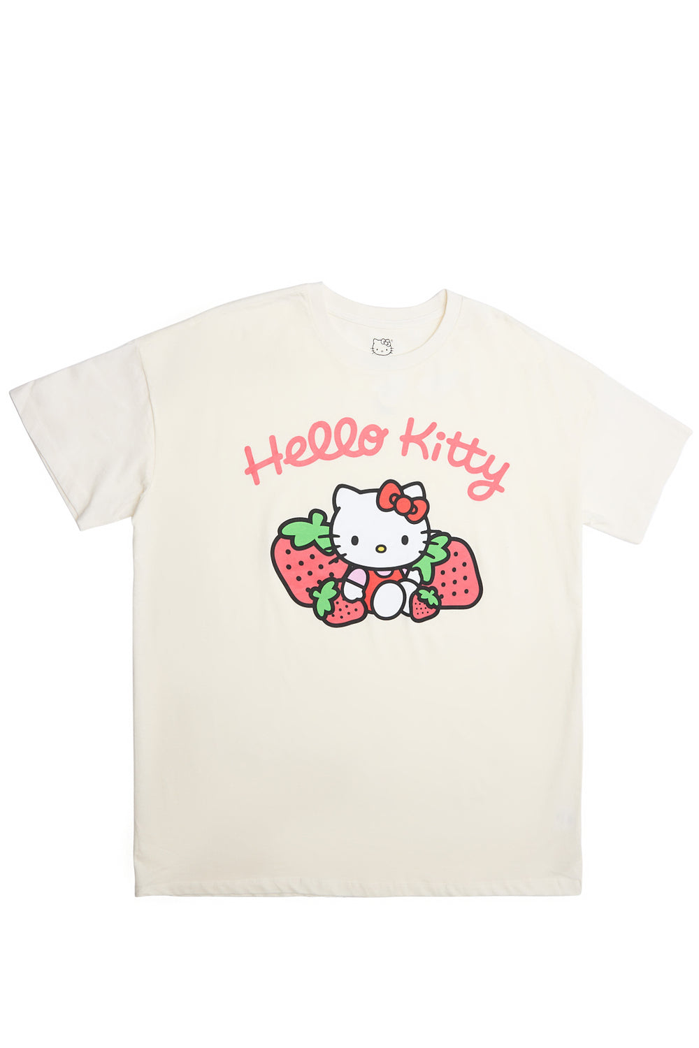 Hello Kitty Stawberry Relaxed Graphic Tee Hello Kitty Stawberry Relaxed Graphic Tee