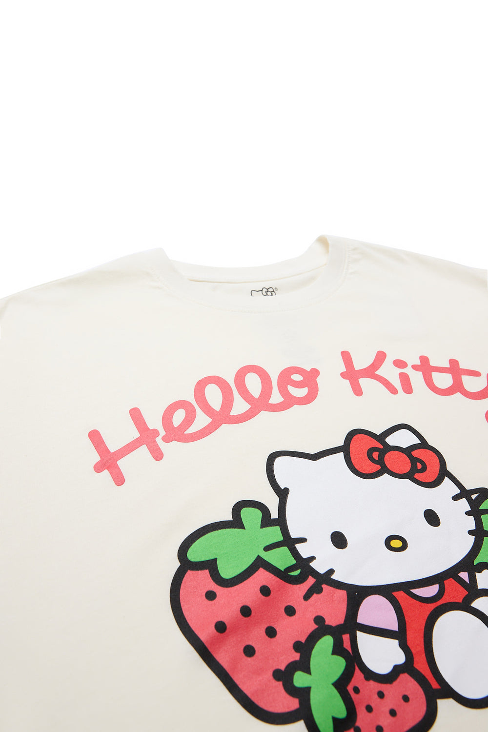 Hello Kitty Stawberry Relaxed Graphic Tee Hello Kitty Stawberry Relaxed Graphic Tee