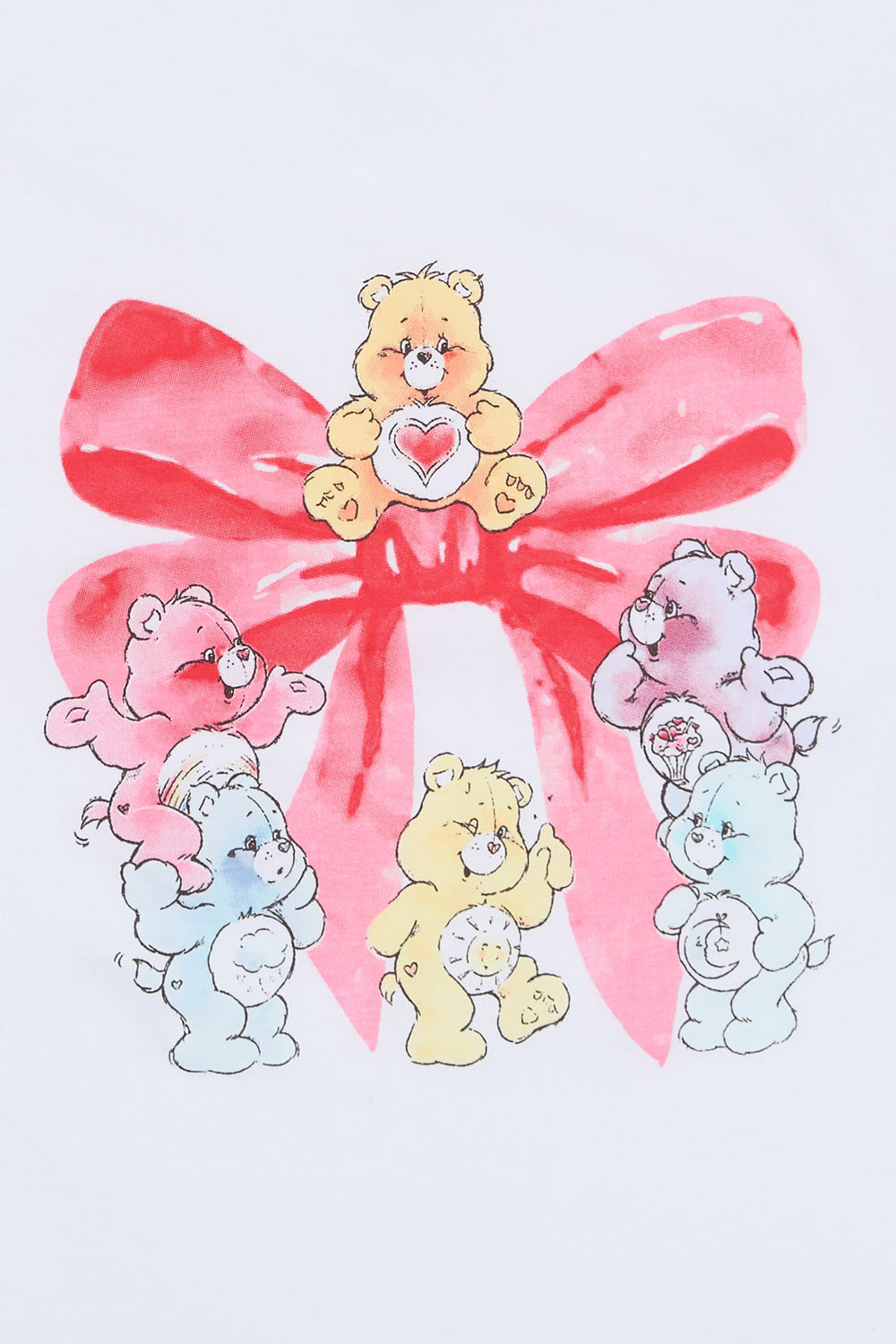 Care Bears Bow Graphic Baby Tee Care Bears Bow Graphic Baby Tee