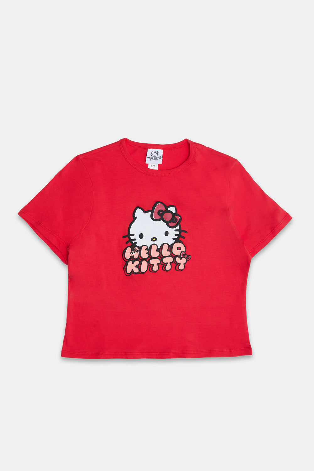 Hello Kitty Puff Graphic Baby Tee Hello Kitty Puff Graphic Baby Tee