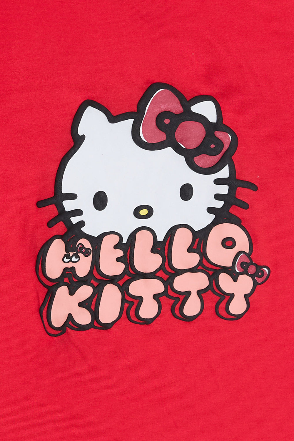 Hello Kitty Puff Graphic Baby Tee Hello Kitty Puff Graphic Baby Tee