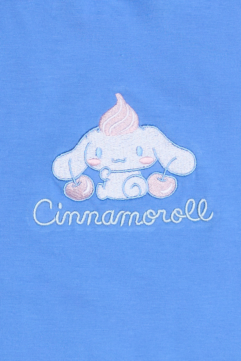 Cinnamoroll Embroidered Graphic Baby Tee Cinnamoroll Embroidered Graphic Baby Tee