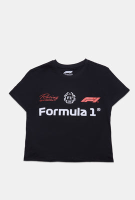 Formula 1 Graphic Boxy Cropped Tee