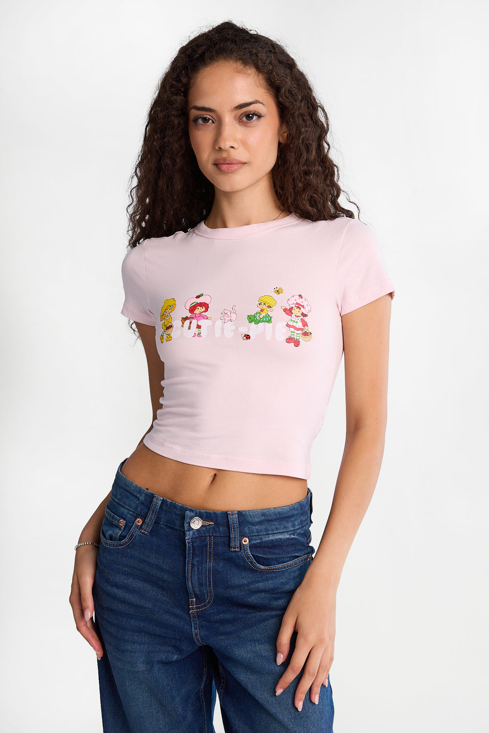Strawberry Shortcake Graphic Baby Tee Strawberry Shortcake Graphic Baby Tee