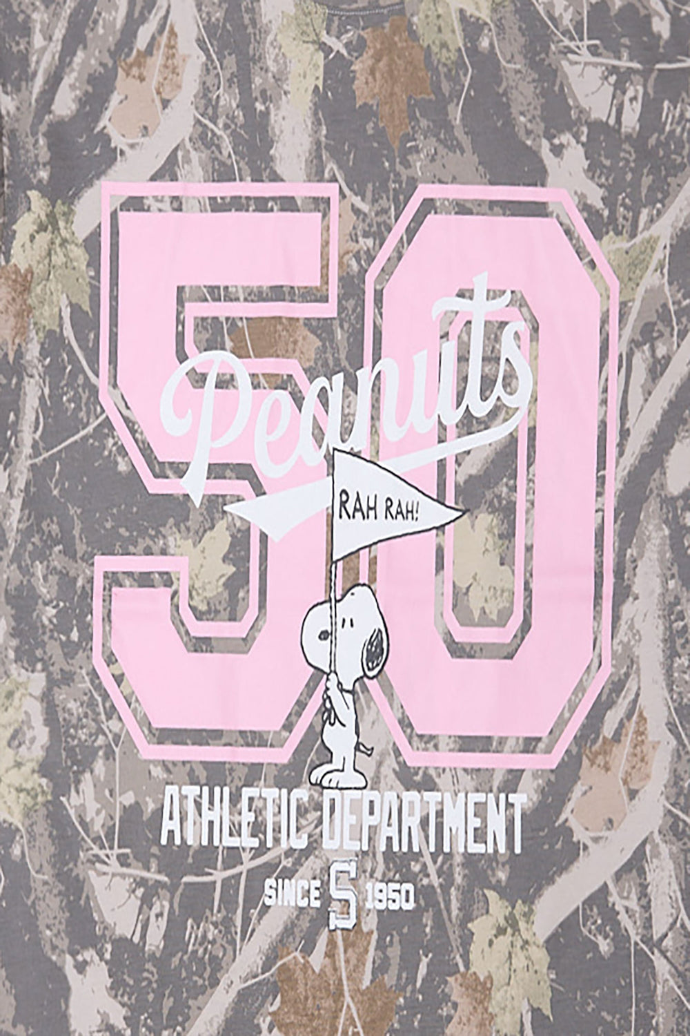 Peanuts 50 Tree Camo Boyfriend Tee Peanuts 50 Tree Camo Boyfriend Tee - West49