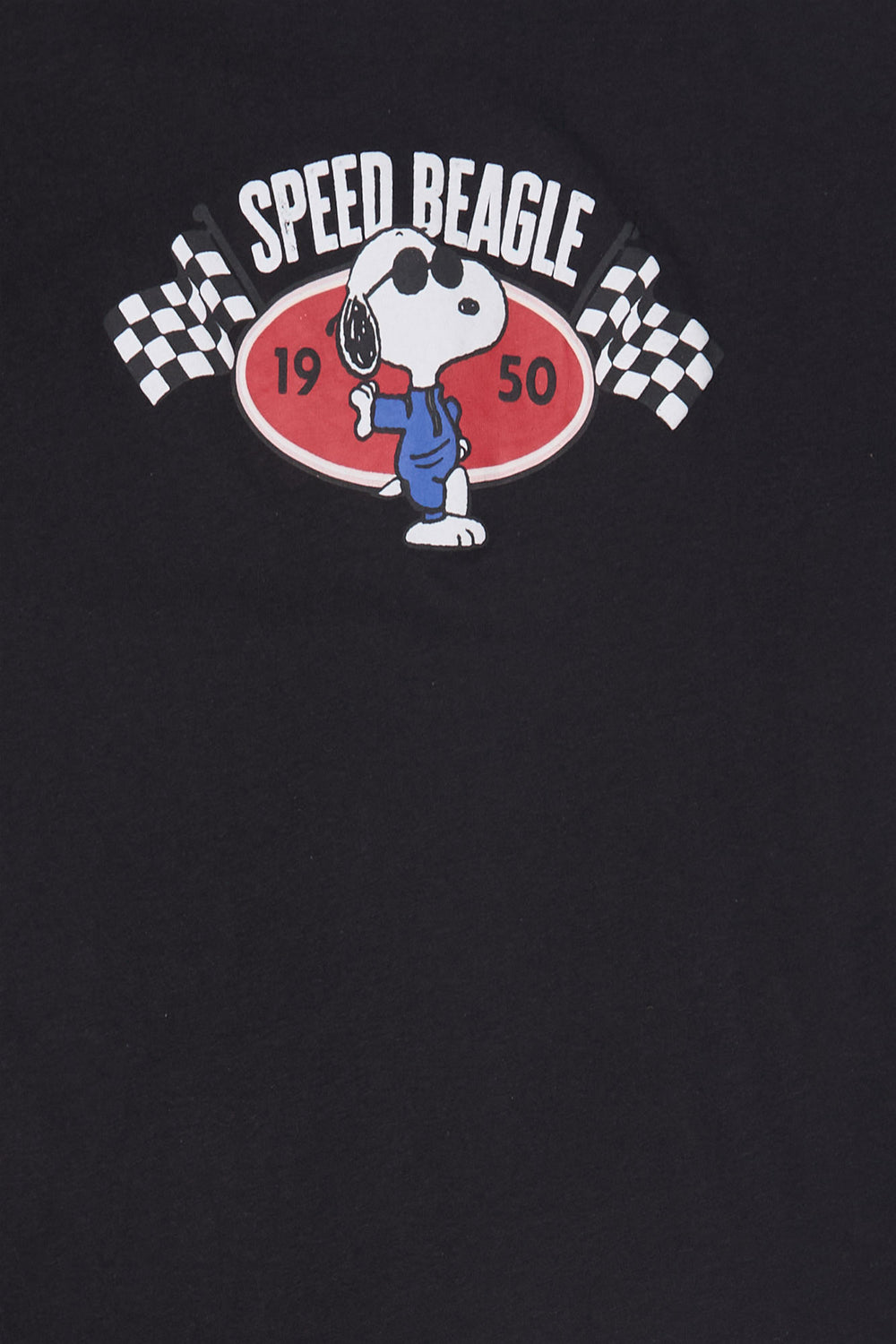 T-shirt coupe boyfriend imprimé Snoopy Speed Beagle T-shirt coupe boyfriend imprimé Snoopy Speed Beagle - West49