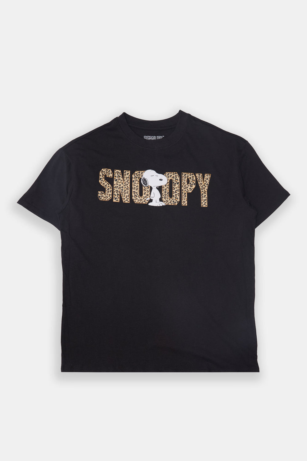 T-shirt coupe boyfriend imprimé léopard Snoopy T-shirt coupe boyfriend imprimé léopard Snoopy - West49
